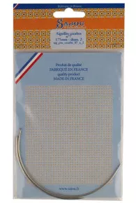 2 Aiguilles à Coudre Courbes N° 7