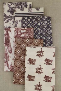 Boîte 12 Coupons Tissus Sajou Tons Foncés 3 Boîte 12 Coupons Tissus Sajou Tons Foncés – Image 3