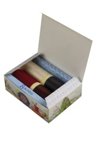 Boîte 12 Coupons Tissus Sajou Tons Foncés 5 Boîte 12 Coupons Tissus Sajou Tons Foncés – Image 5