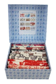 Boîte 12 Coupons Toiles De Jouy