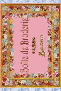 Boîte à Couture Vide Broderie Rose 3 Boîte à Couture Vide Broderie Rose – Image 3