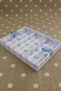 Boîte à Couture Vide Broderie Rose 4 Boîte à Couture Vide Broderie Rose – Image 4