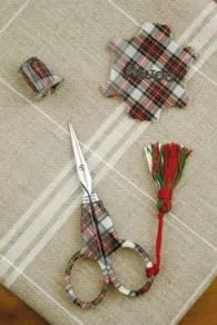 Carte à Fil Précieuse Ecossais Façon Mauchline