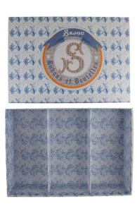 Cartes De Rubans Boîte Rangement 96 Cartes