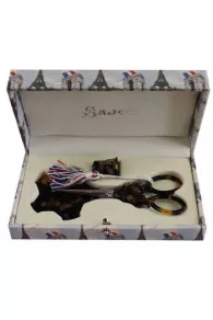 Ciseaux Broderie écaille Fleur Nécessaire Paris