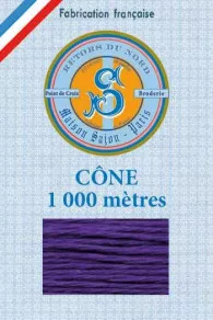 Fil Broderie Retors Du Nord Cône 2006 - Violet
