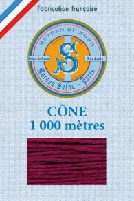 Fil Broderie Retors Du Nord Cône 2027 - Violine