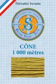 Fil Broderie Retors Du Nord Cône 2567 - Ocre