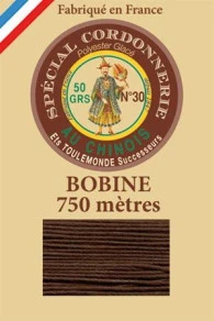 Fil Cordonnerie Glacé Bobine 210 - Café