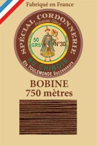 Fil Cordonnerie Glacé Bobine 215 - Marron