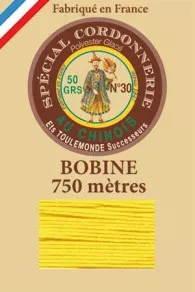 Fil Cordonnerie Glacé Bobine 350 - Jaune
