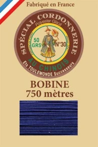 Fil Cordonnerie Glacé Bobine 678 - Marine