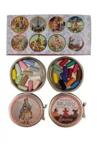 Fil Couture Cocons Assortiment Vifs Et Pastels