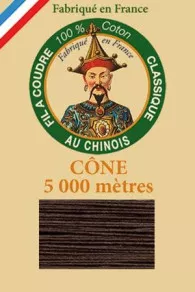 Fil De Coton Grand Cône 6105 Chocolat