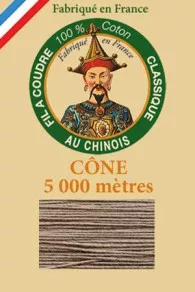 Fil De Coton Grand Cône 6252 Grège