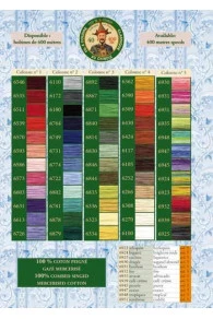 Fil De Coton Grand Cône 6440 Tomette 6 Fil De Coton Grand Cône 6440 Tomette – Image 6