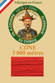 Fil De Coton Grand Cône 6539 Fraise