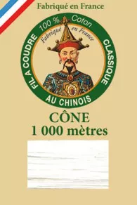 Fil De Coton Petit Cône 6100 Blanc 1 Fil De Coton Petit Cône 6100 Blanc