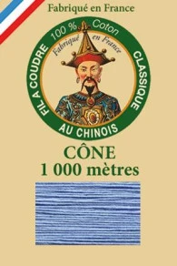 Fil De Coton Petit Cône 6752 Pervenche