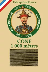 Fil De Coton Petit Cône 6844 Olive Foncé