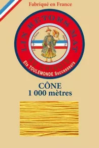 Fil De Lin Retors Mat 12/3 Cone 508 - Jaune
