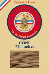 Fil De Lin Retors Mat 12/4 Cone 185 - Beige