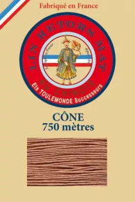 Fil De Lin Retors Mat 12/4 Cone 330 - Daim