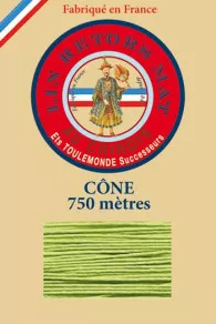 Fil De Lin Retors Mat 12/4 Cone 455 - Vert Clair