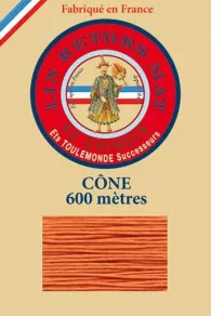 Fil De Lin Retors Mat 12/5 Cone 419 - Oranger