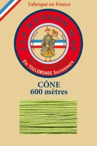 Fil De Lin Retors Mat 12/5 Cone 455 - Vert Clair