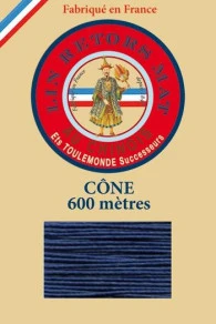 Fil De Lin Retors Mat 12/5 Cone 667 - Nuit