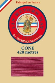 Fil De Lin Retors Mat 12/7 Cone 190 - Bois De Rose