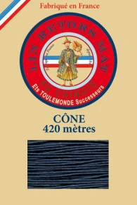 Fil De Lin Retors Mat 12/7 Cone 266 - Bleu