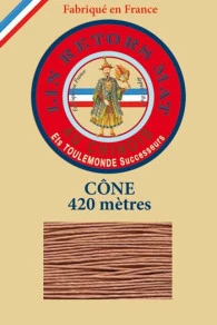 Fil De Lin Retors Mat 12/7 Cone 330 - Daim