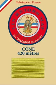 Fil De Lin Retors Mat 12/7 Cone 519 - Anis