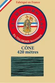 Fil De Lin Retors Mat 12/7 Cone 750 - Paon