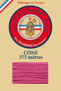 Fil De Lin Retors Mat 12/8 Cone 125 - Pivoine