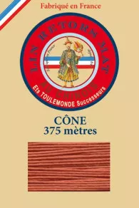Fil De Lin Retors Mat 12/8 Cone 420 - Citrouille