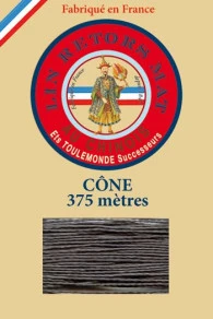 Fil De Lin Retors Mat 12/8 Cone 872 - Ardoise