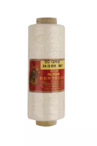 Fil Dentelle Lin écru Mat Fusette 24/2