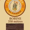 Fil Lin Glacé N°40 Grosse Bobine 205 - Havane