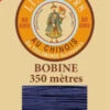 Fil Lin Glacé N°40 Grosse Bobine 678 - Bleu Roy