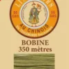 Fil Lin Glacé N°40 Grosse Bobine 848 - Vert Bronze