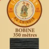 Fil Lin Glacé N°40 Grosse Bobine 894 - Vert Foncé