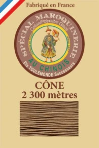 Fil Maroquinerie Grand Cône 28/3 - 185 - Beige