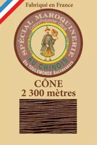 Fil Maroquinerie Grand Cône 28/3 - 276 - Marron