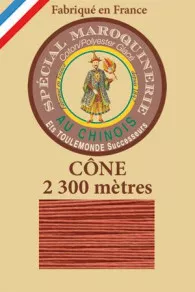 Fil Maroquinerie Grand Cône 28/3 - 420 - Citrouille