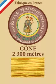 Fil Maroquinerie Grand Cône 28/3 - 508 - Jaune