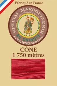 Coudre Fils Magasin 33 Fil Maroquinerie Grand Cône 28/4 - 128 - Rouge