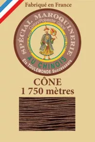 Fil Maroquinerie Grand Cône 28/4 - 276 - Marron 1 Fil Maroquinerie Grand Cône 28/4 - 276 - Marron